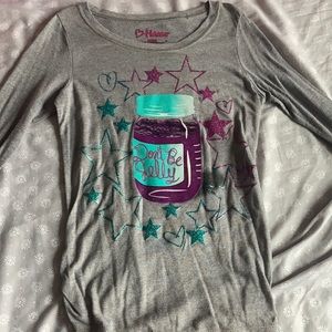 Gray shirt!